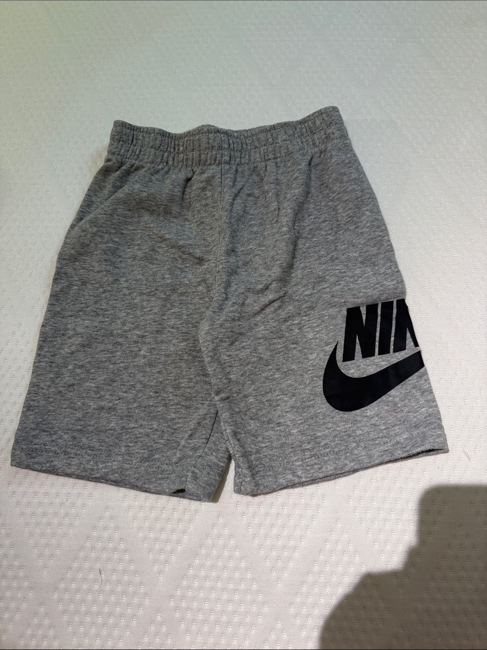 Nike Grey Shorts with Black Swoosh
